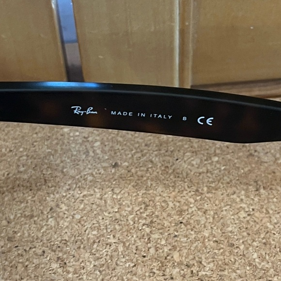 Rayban Wayfarer Classic Matte Brown Tortoise POLARIZED RB2132 - Picture 8 of 14